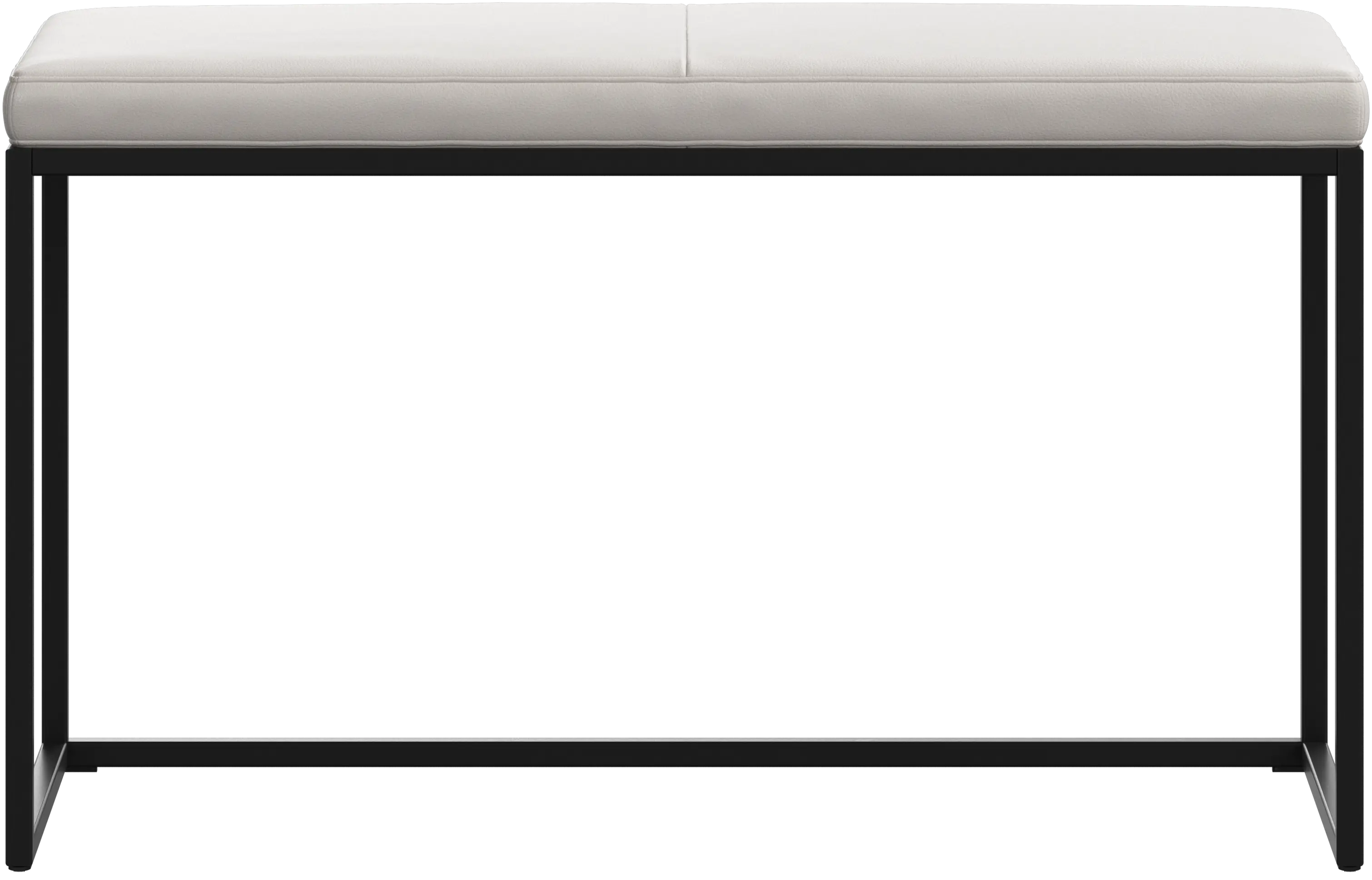 London small bench with cushion